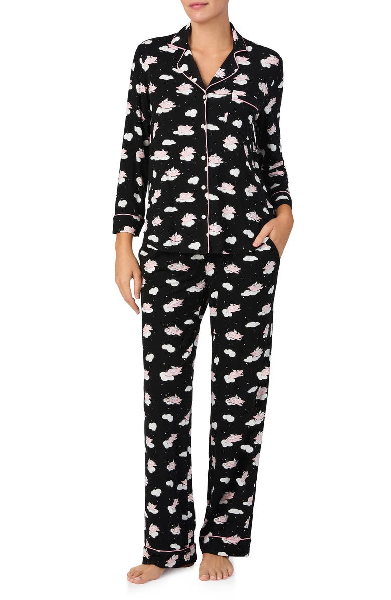 Kate Spade New York print pajamas, Main, color,