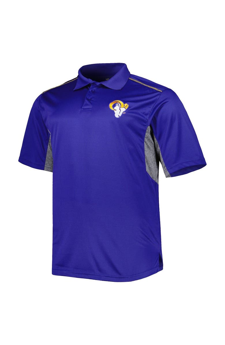 PROFILE Men's Royal Los Angeles Rams Big & Tall Team Color Polo, Alternate, color, Royal