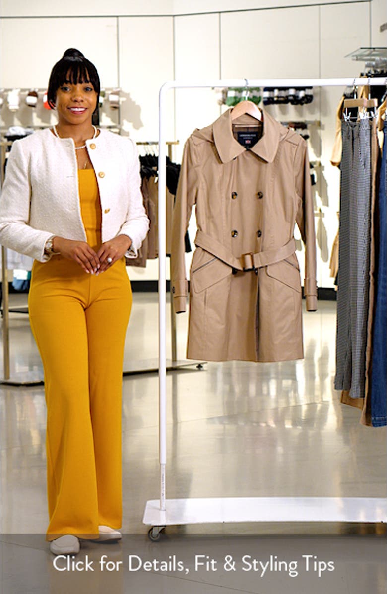 Double Breasted Trench Raincoat, sales video thumbnail