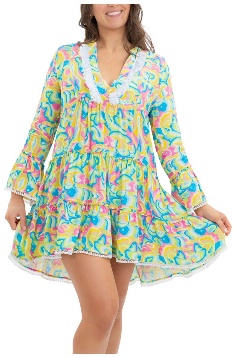 Kenny Flowers The St. Lucia - Tunic Dress, Alternate, color, Multi