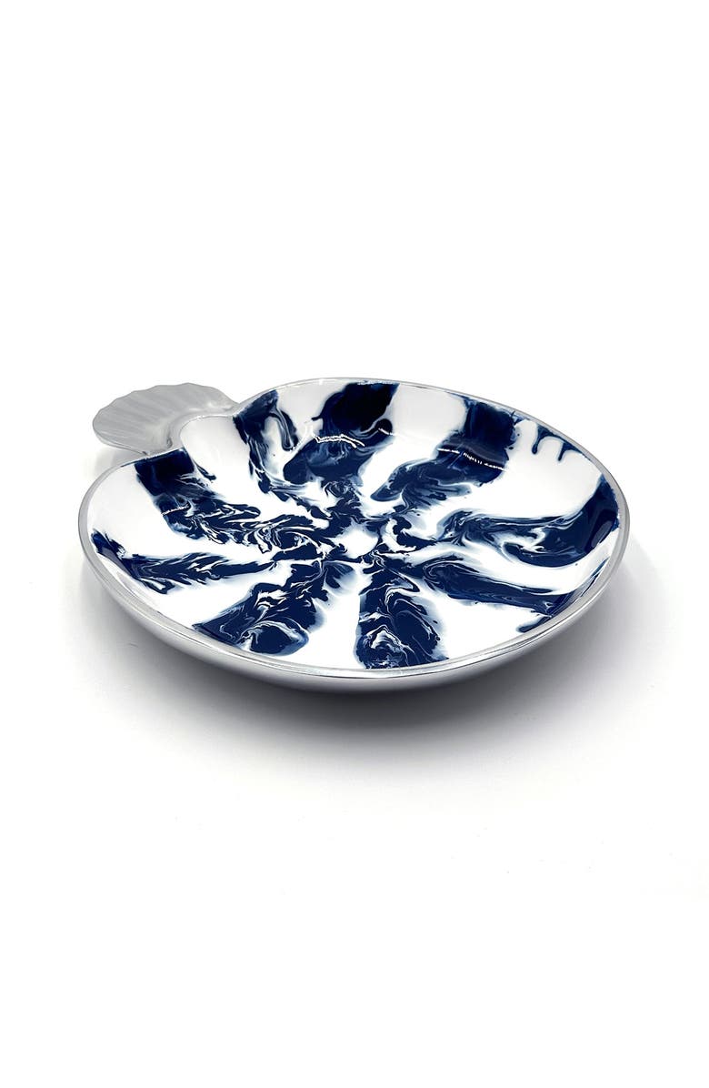 Lunares LA MAR Round Serving Platter, Alternate, color, White