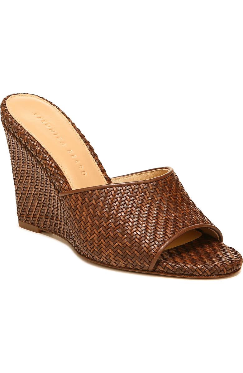 Veronica Beard Dali Woven Platform Wedge Sandal, Main, color,