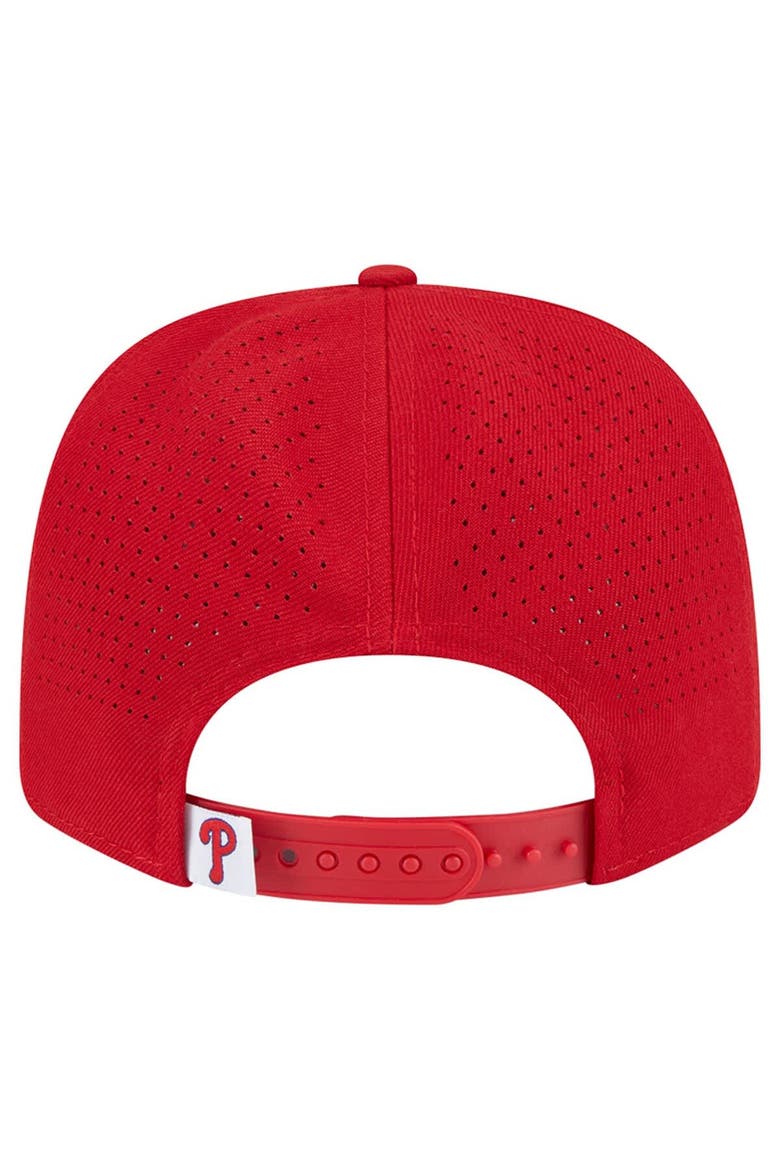 Men's New Era  Red Philadelphia Phillies Performance 9SEVENTY Adjustable Hat, Alternate, color, Red