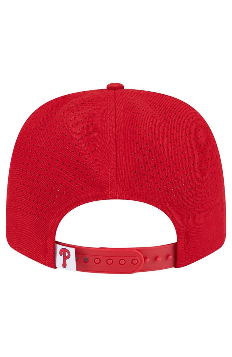 New Era Men's New Era  Red Philadelphia Phillies Performance 9SEVENTY Adjustable Hat, Alternate, color, Red