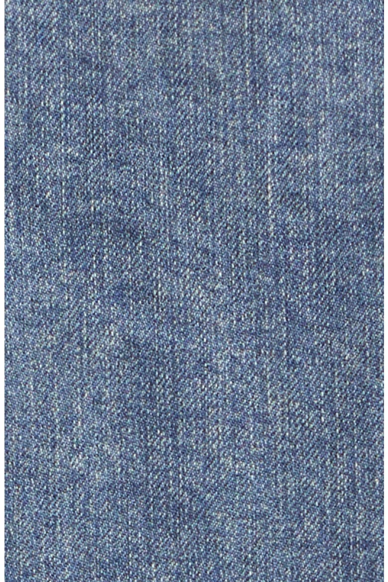 Corduroy Collar Denim Trucker Jacket, Alternate, color, MID BLUE