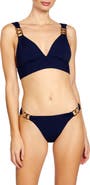 Robin Piccone Jane Chain Plunge Bikini Top