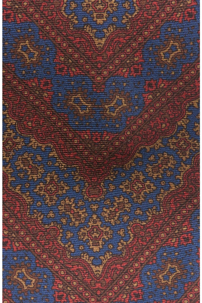 Paisley Silk Tie, Alternate, color, RED