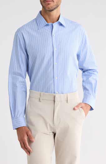 Regular Fit Striped Cotton Button-Down Shirt