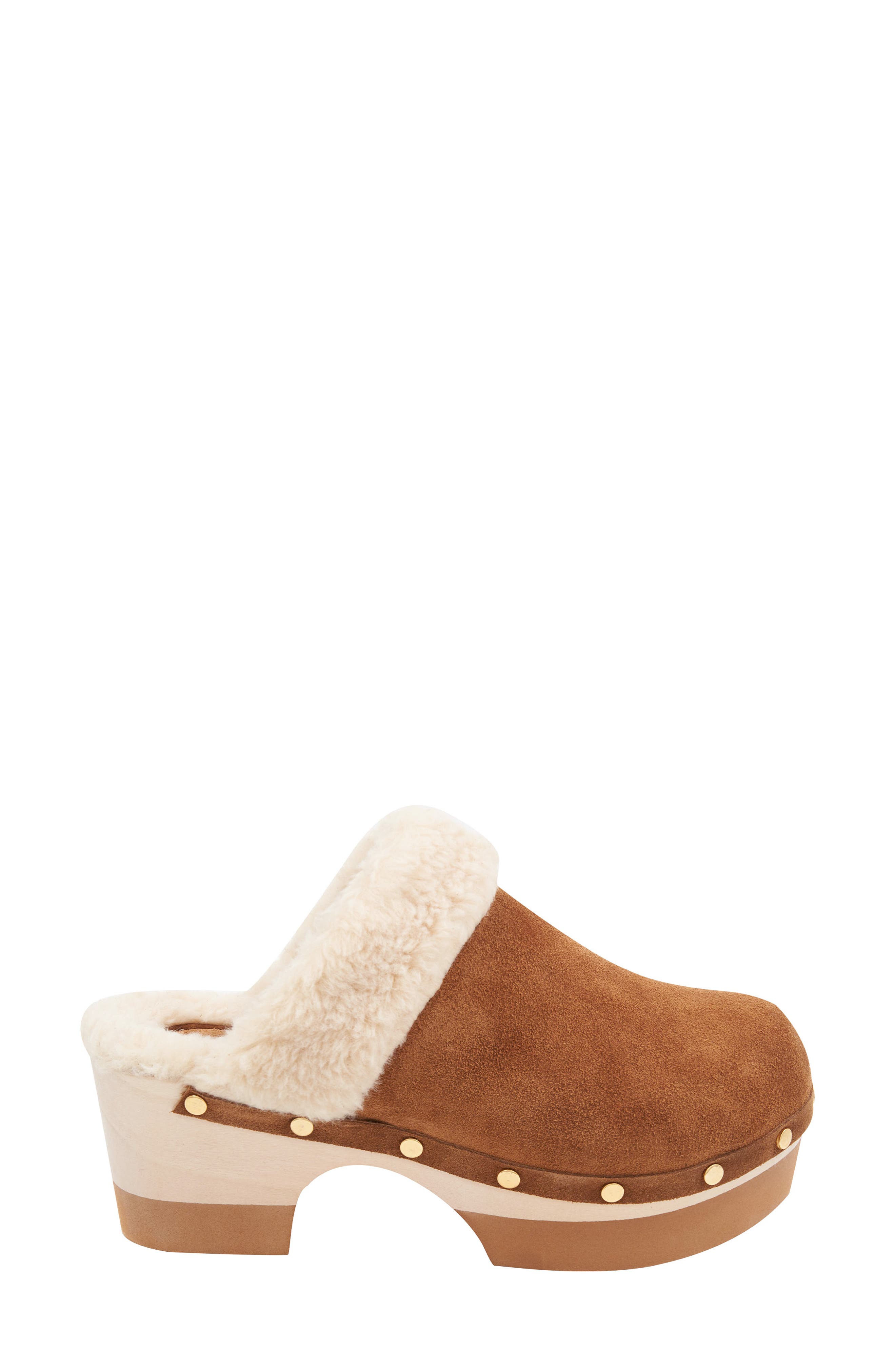 André Assous Olivia Clog, Alternate, color, Cognac/Natural