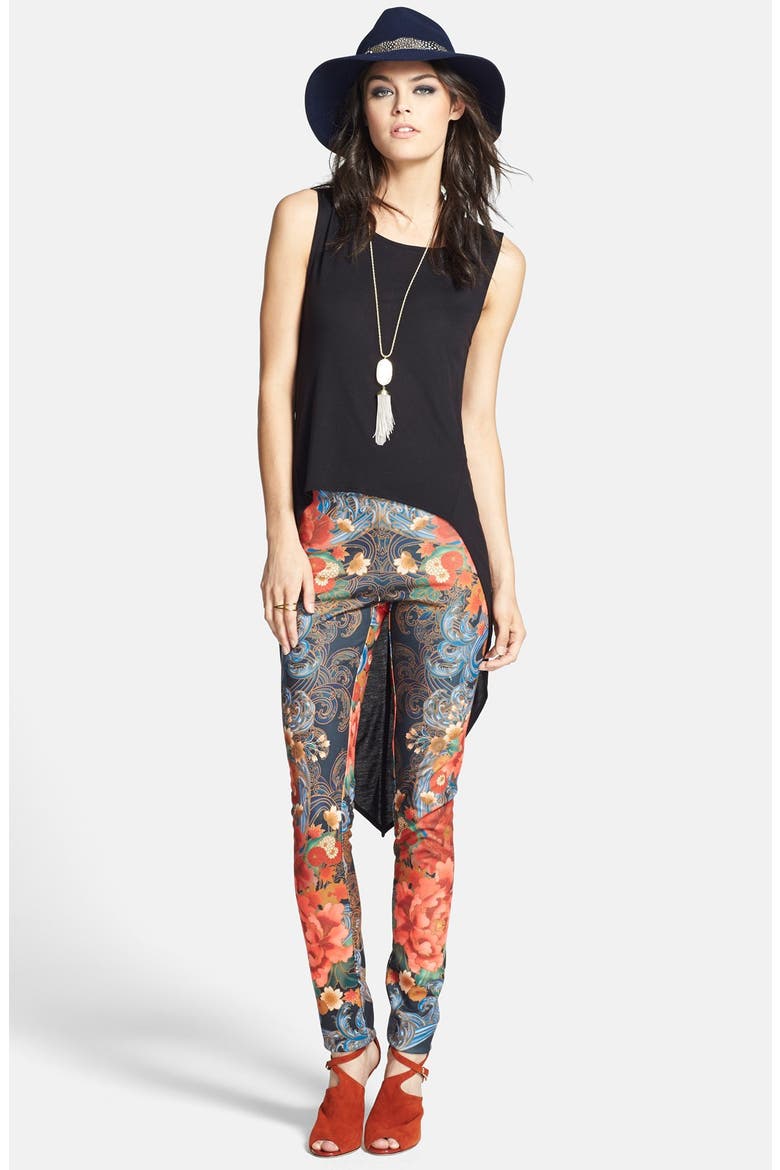 Extreme High/Low Tank, Alternate, color, BLACK