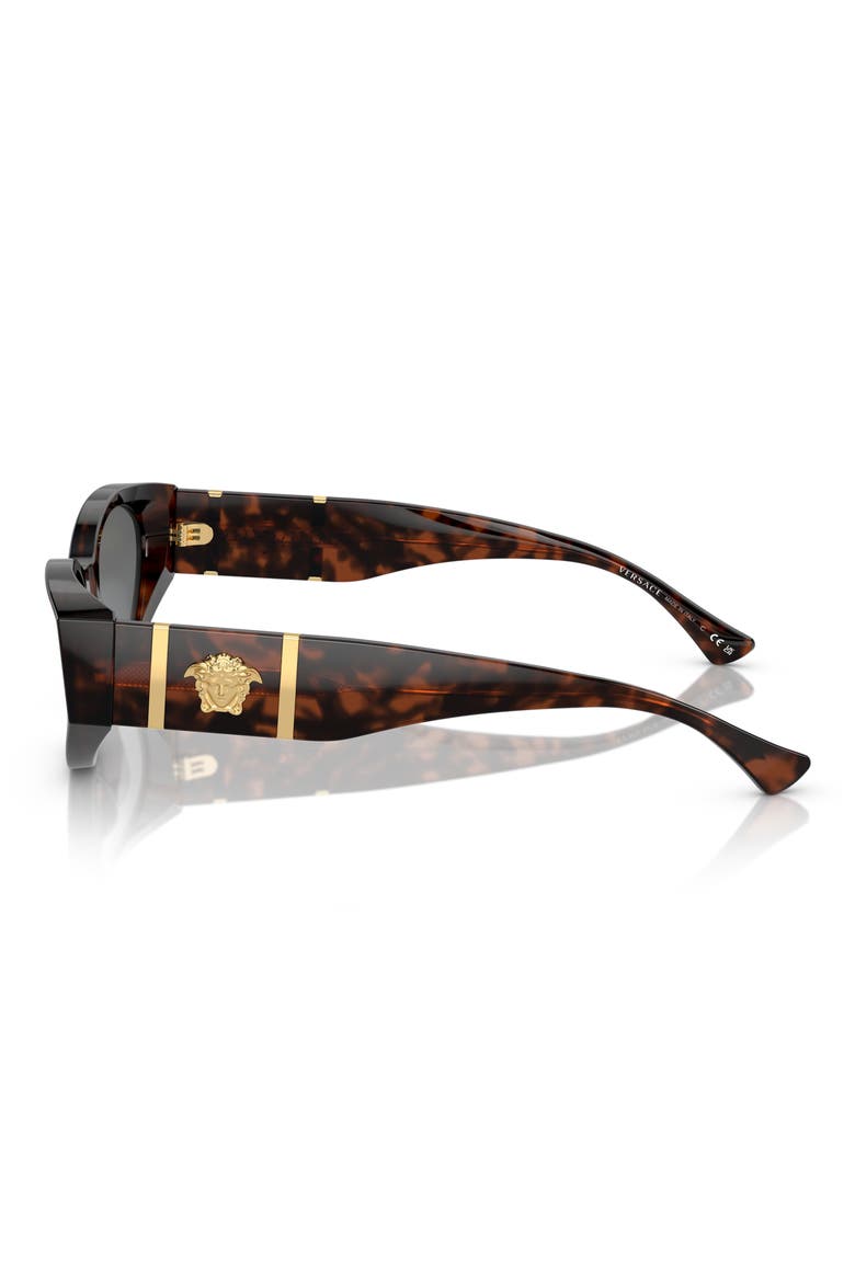55mm Cat Eye Sunglasses, Alternate, color, HAVANA