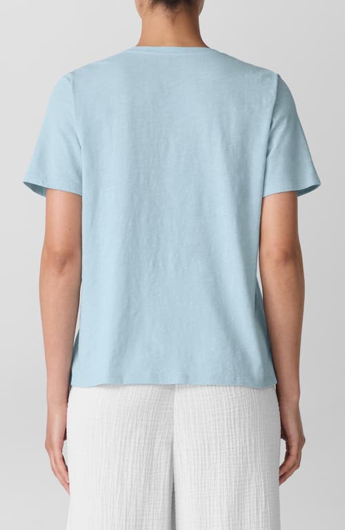 Eileen Fisher Easy V-neck Organic Cotton T-shirt