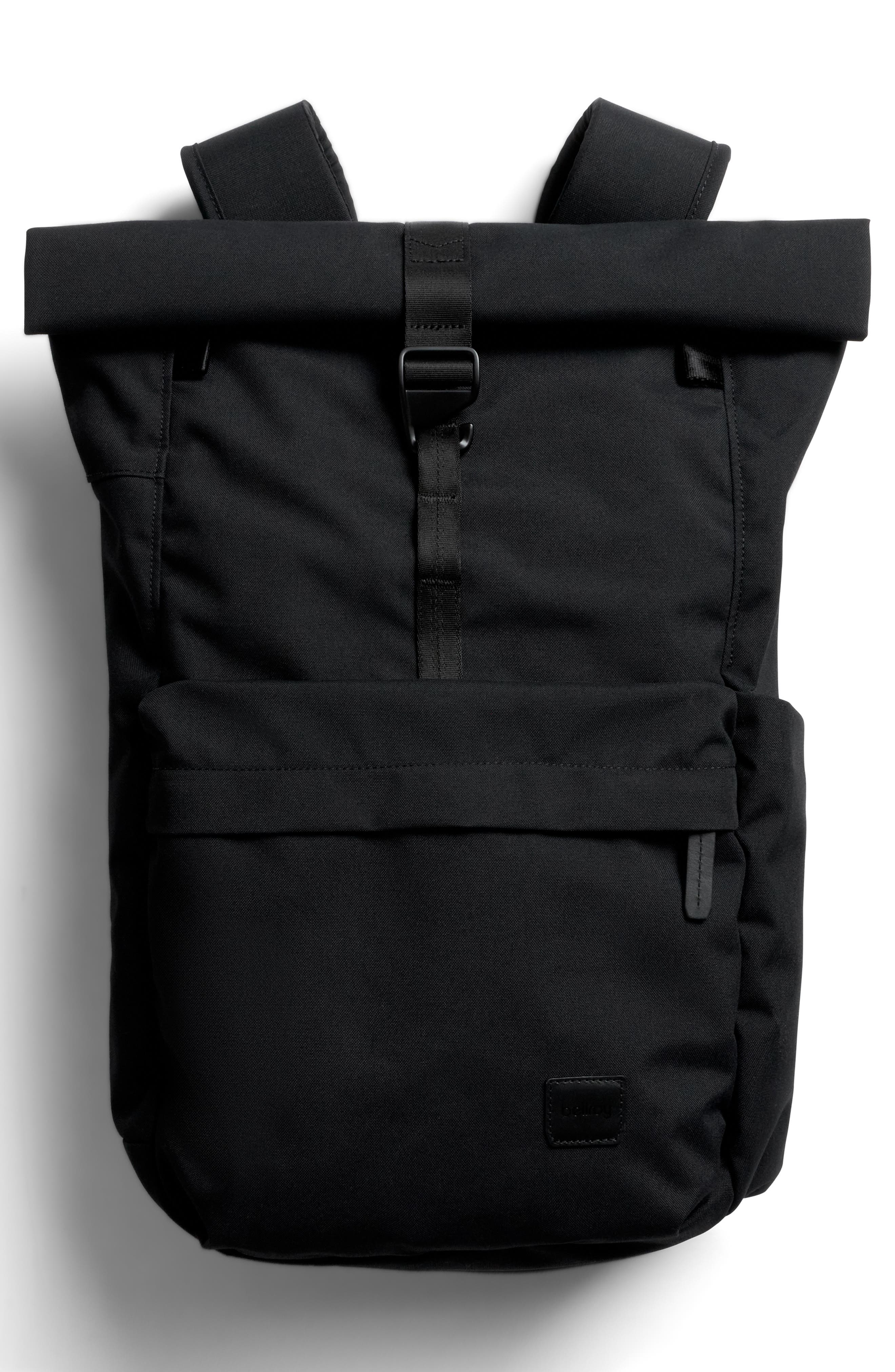 Bellroy Classic Roll Top Water Resistant 16L Backpack, Alternate, color, Black