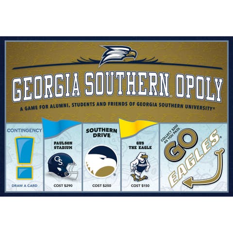 University Georgia Southernopoly Monopoly Board Game