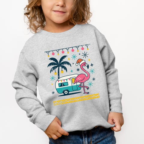 Ugly Sweater Flamingo Sweatshirt (toddler)