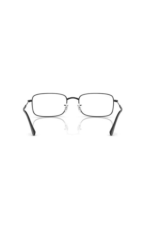 Ray Ban Ray-ban 56mm Irregular Optical Glasses In Black