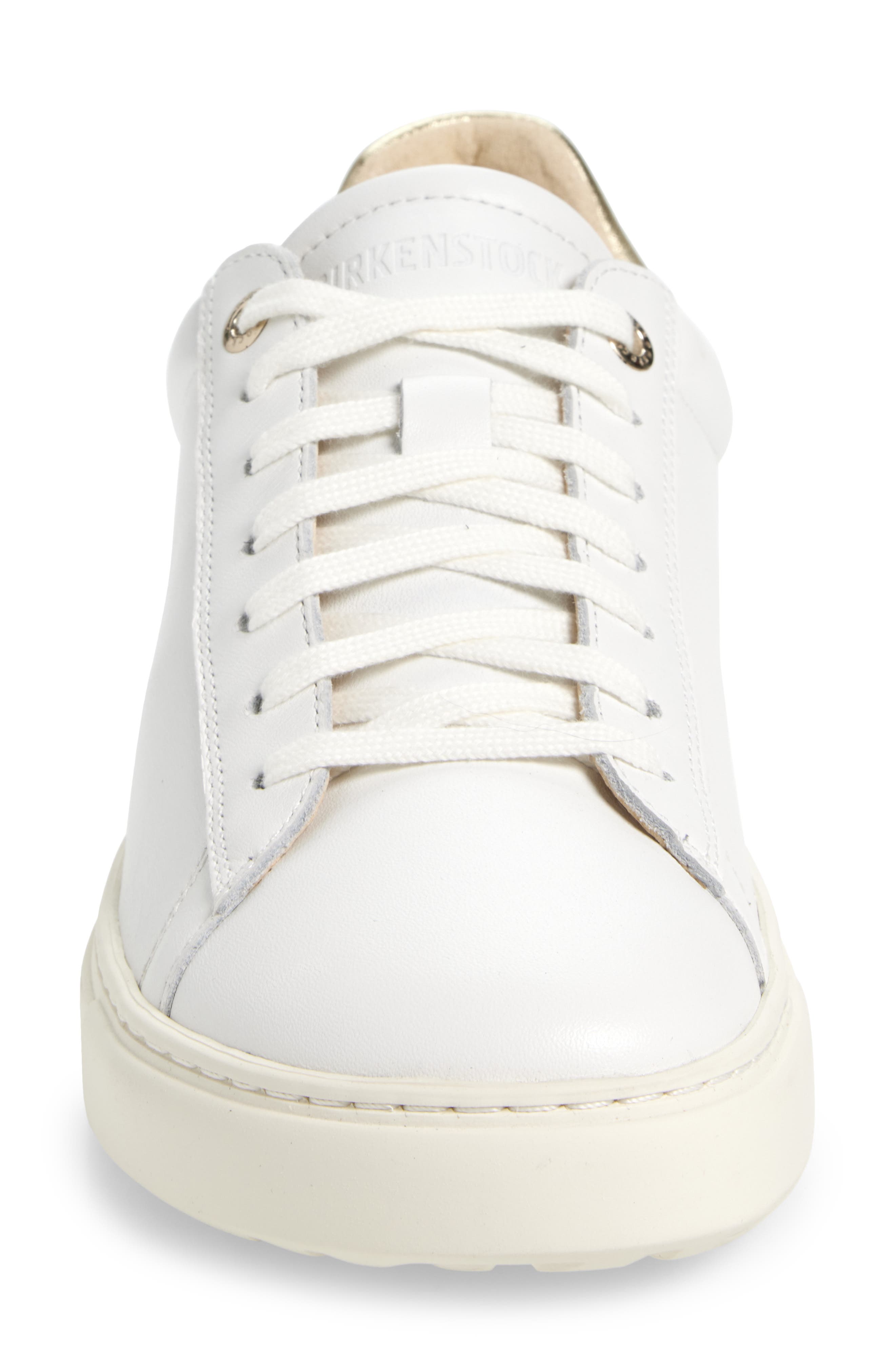 Birkenstock Bend Sneaker, Alternate, color, White/ Gold Metallic