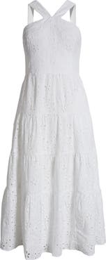 Lilly Pulitzer® Jenette Eyelet Embroidered Halter Sundress