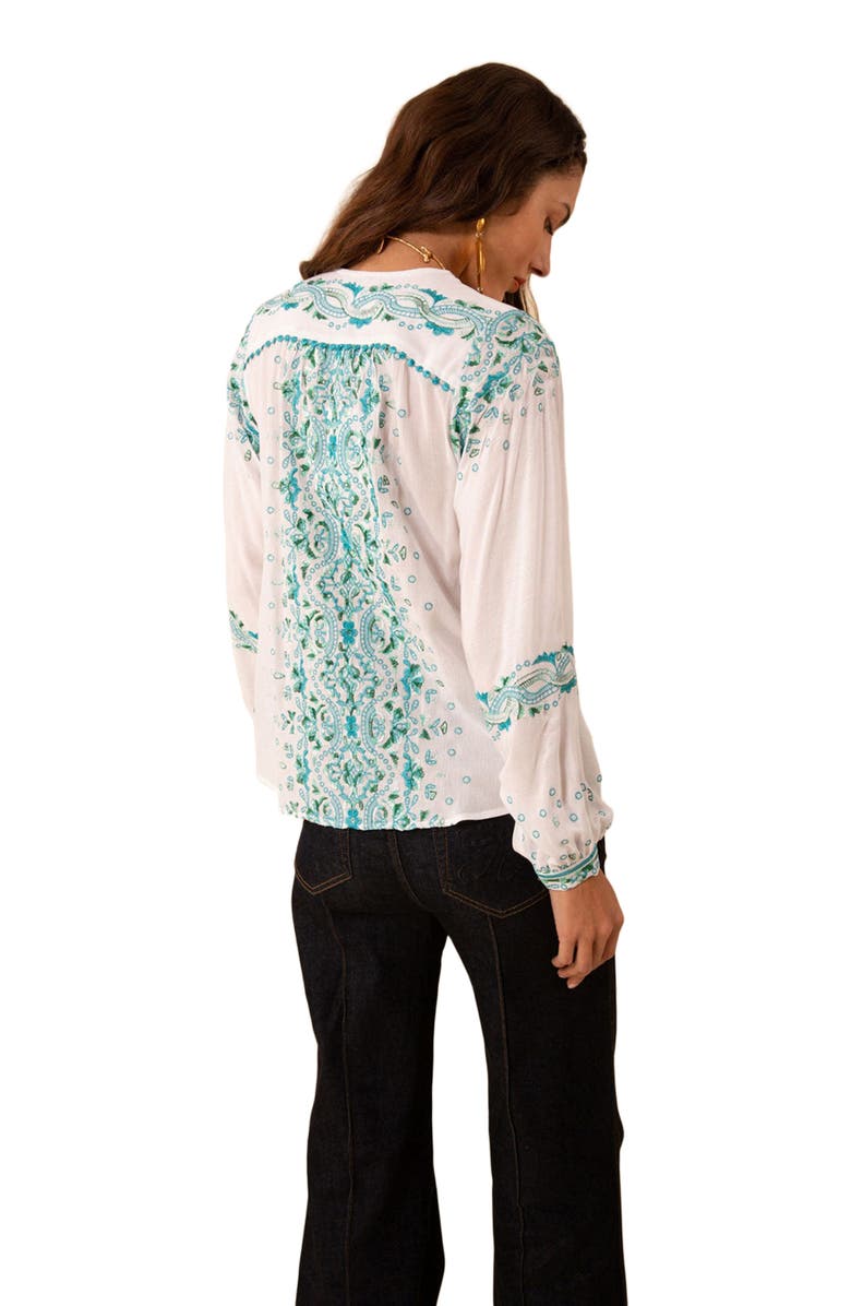 Hale Bob Cora Embroidered Top, Alternate, color, 