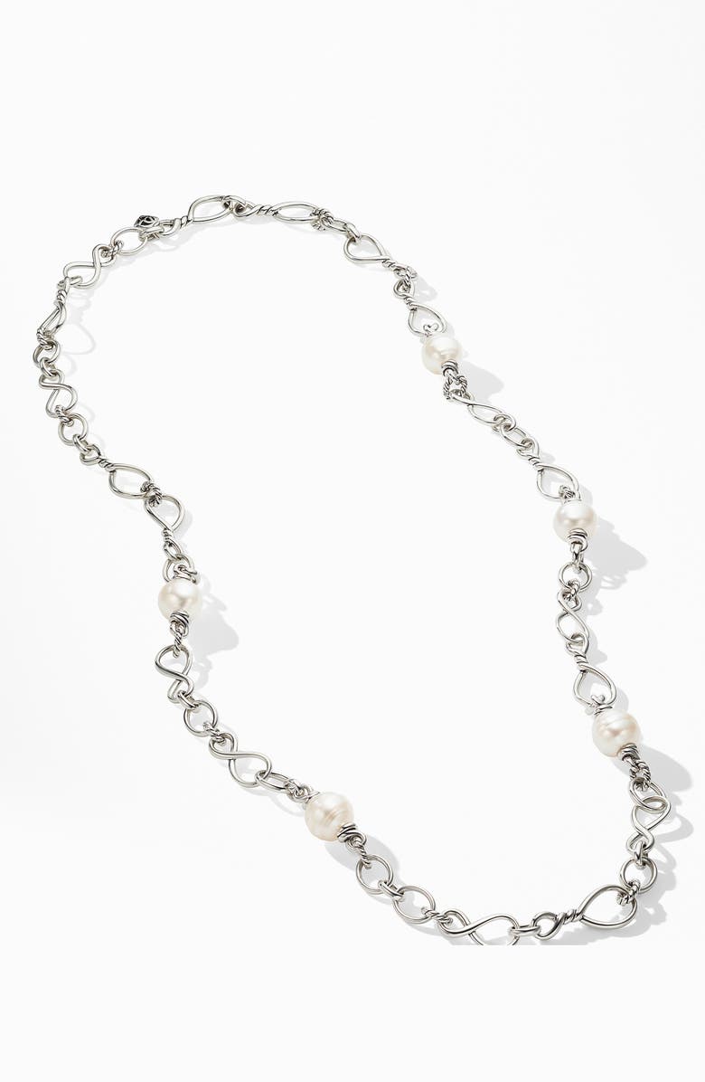 David Yurman Continuance<sup>®</sup> Pearl Medium Chain Necklace, Alternate, color, 