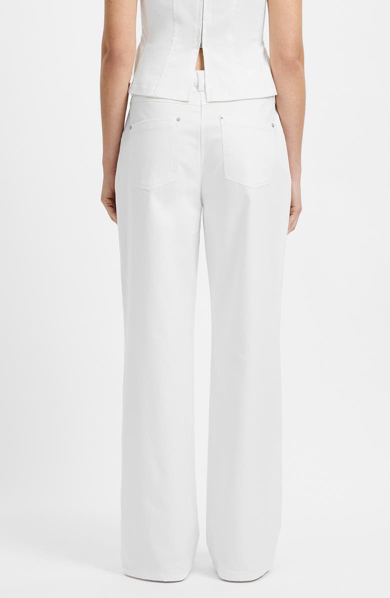 French Connection Inez Relaxed Straight Leg Jeans, Alternate, color, Summer White