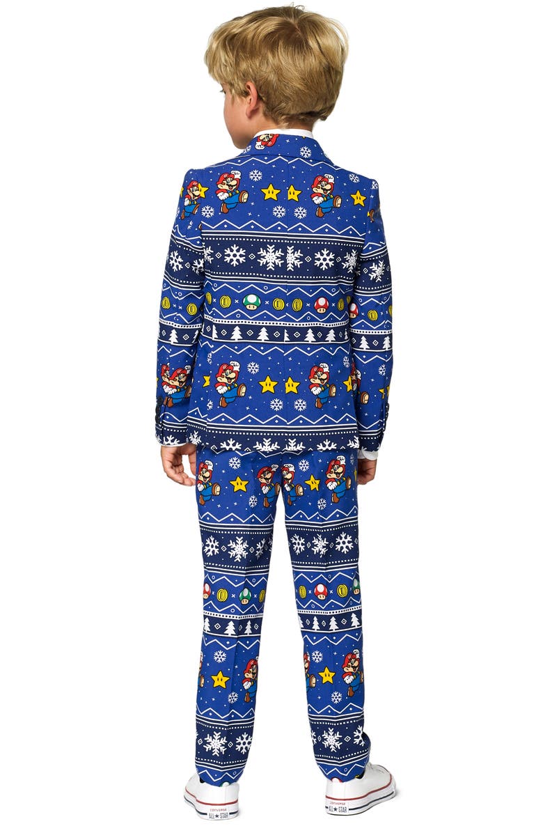 OppoSuits Merry Mario Two-Piece Suit with Tie, Alternate, color,