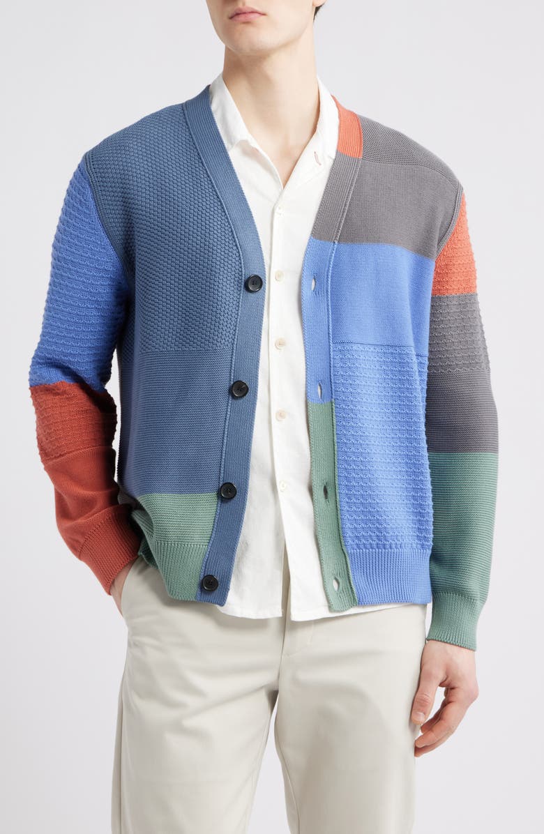 Paul Smith Colorblock Cardigan, Main, color,