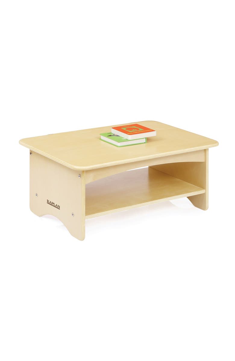 Kaplan Early Learning Company Carolina Coffee Table, Alternate, color, Beige