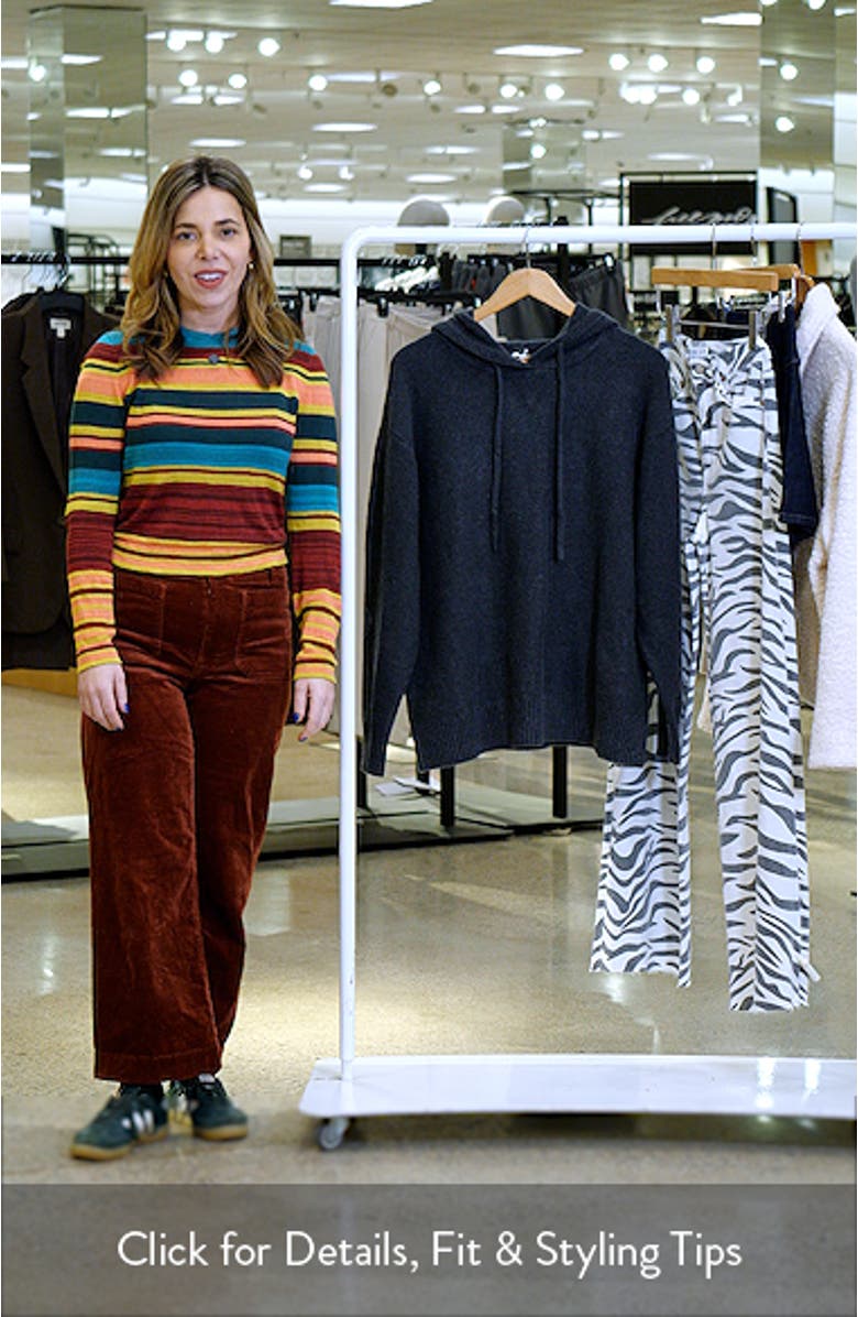 Chalet Cotton Blend Knit Hoodie, sales video thumbnail