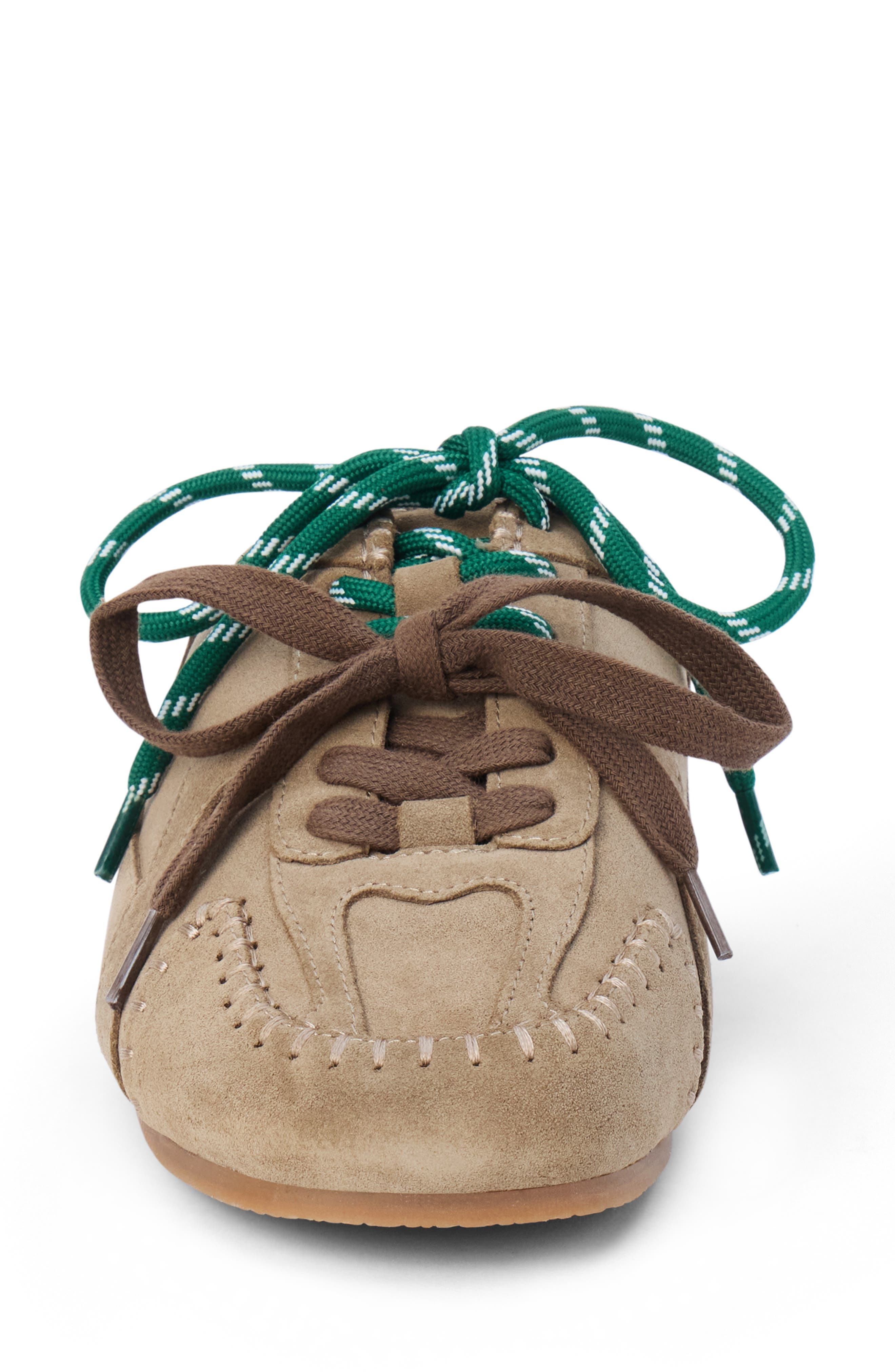 Devyl Lace-Up Mule, Alternate, color, TAUPE
