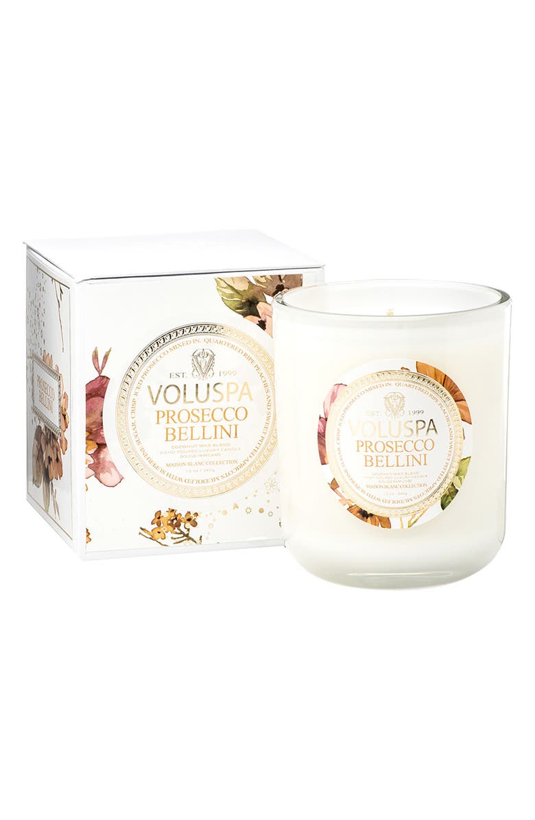 Voluspa Maison Blanc Prosecco Bellini Classic Maison Candle, Alternate, color, 