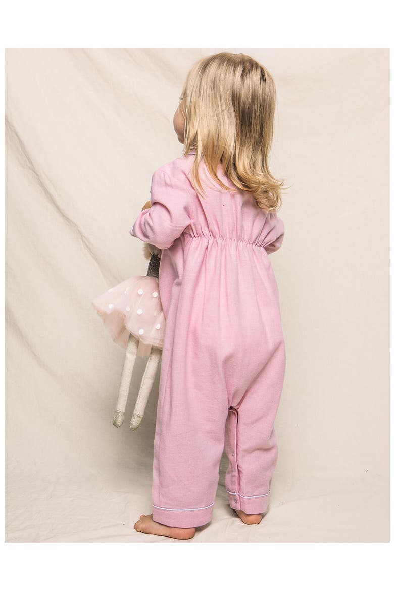 Cambridge Flannel Romper, Alternate, color, PINK