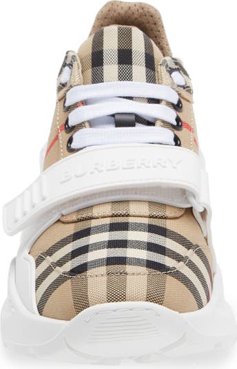 BURBERRY Women's RIPPLE RED New Albridge Check Cotton Low
