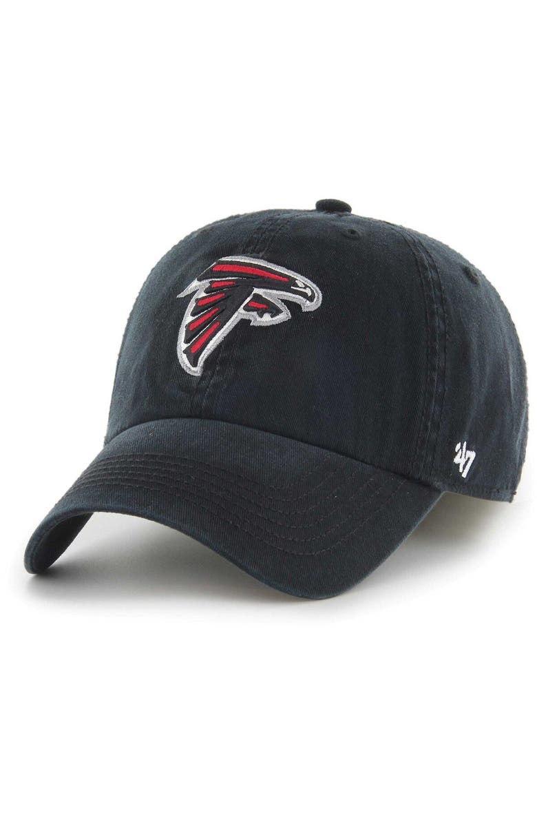 '47 Men's '47 Black Atlanta Falcons Franchise Logo Fitted Hat, Alternate, color, Black