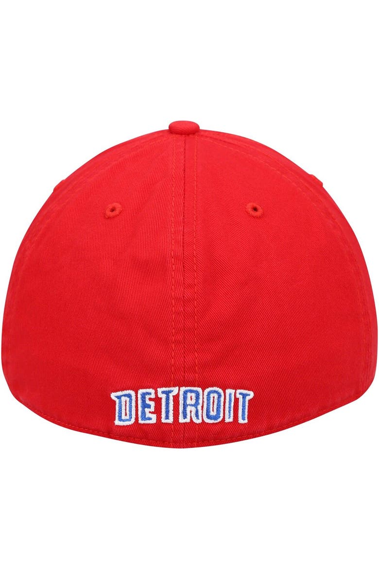 Men's '47 Red Detroit Pistons Team Franchise Fitted Hat, Alternate, color, Red
