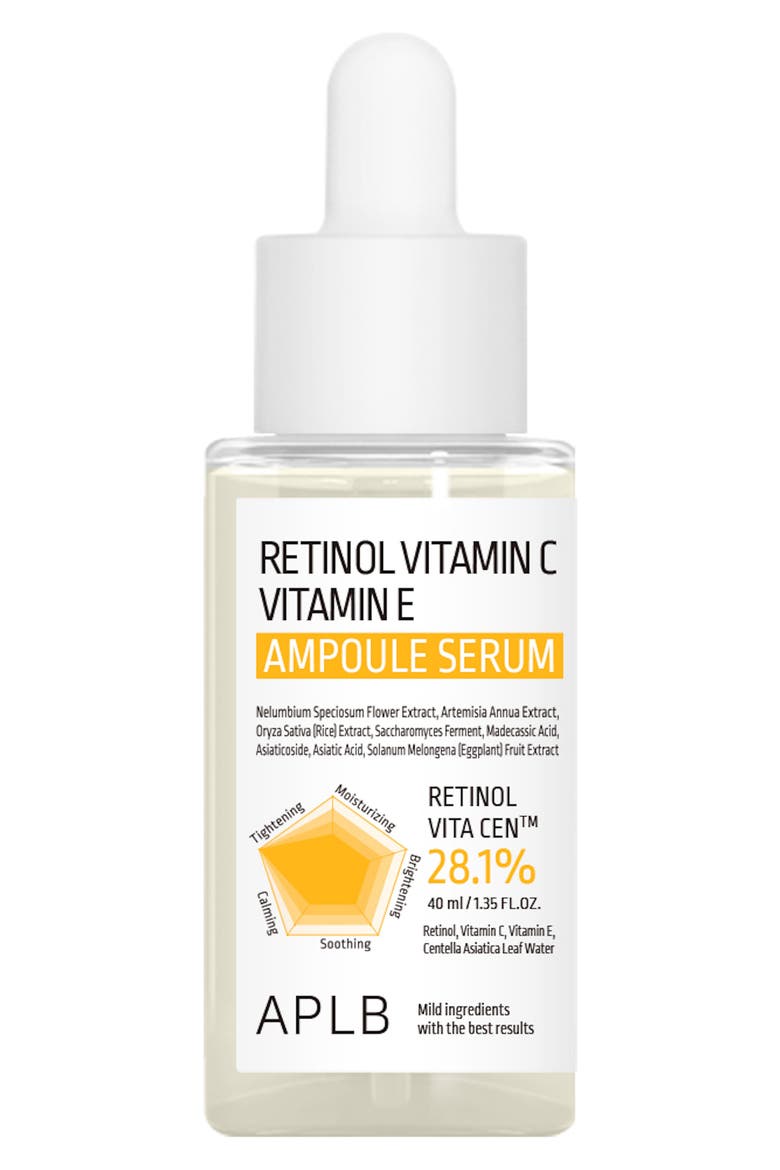 Retinol Vitamin C Vitamin E Ampoule Serum, Main, color, NO COLOR