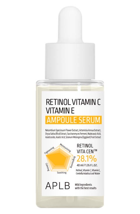 Retinol Vitamin C Vitamin E Ampoule Serum