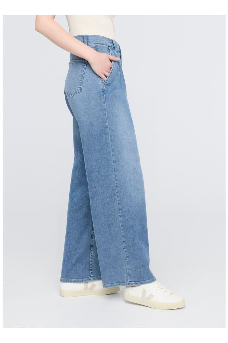 Performance Denim Lite Pleated Pant, Alternate, color, Slate-Indigo