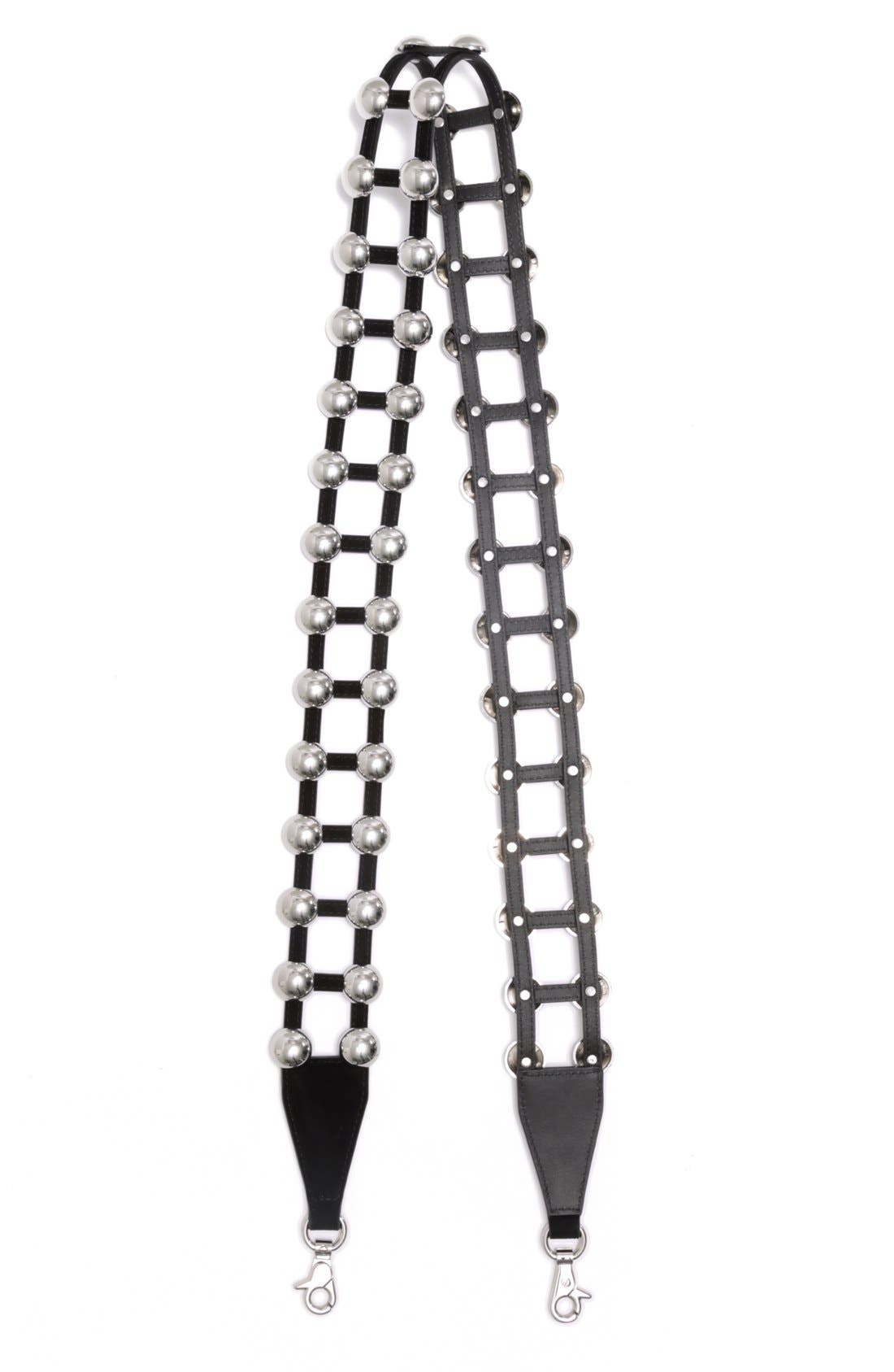 Alexander Wang Studded Guitar Bag Strap, Main, color, 