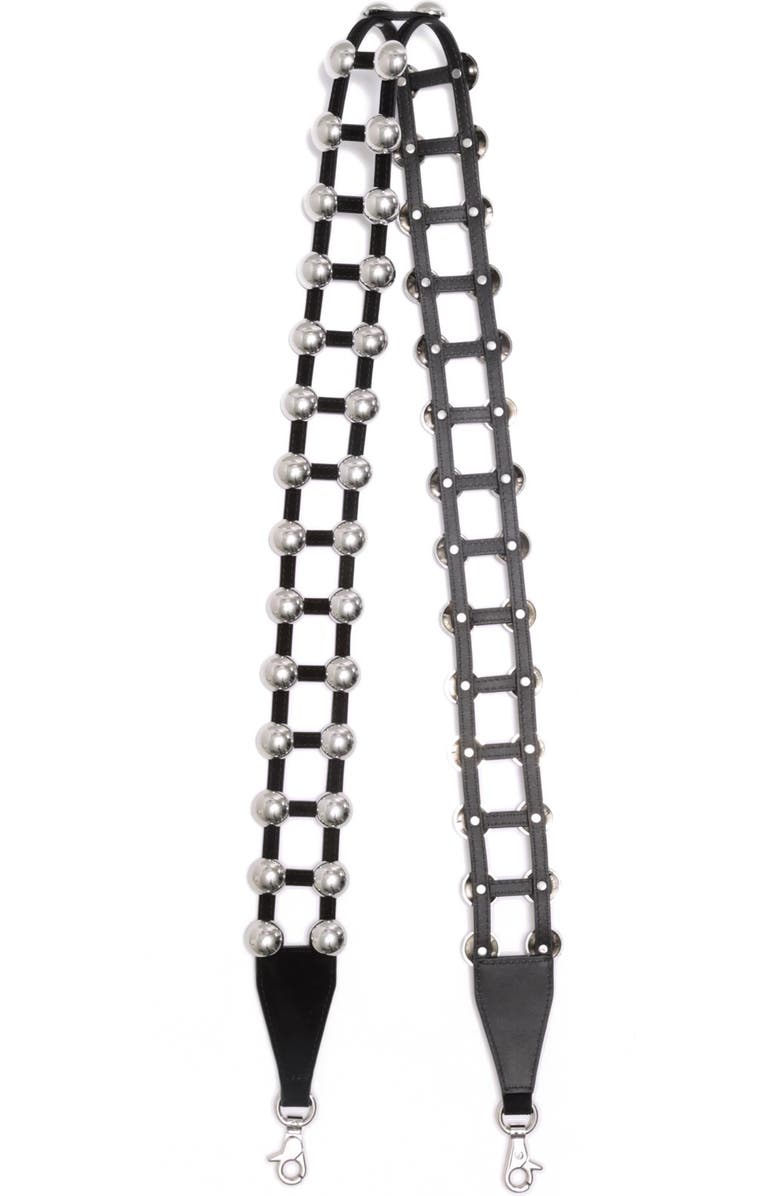 Alexander Wang Studded Guitar Bag Strap, Main, color,
