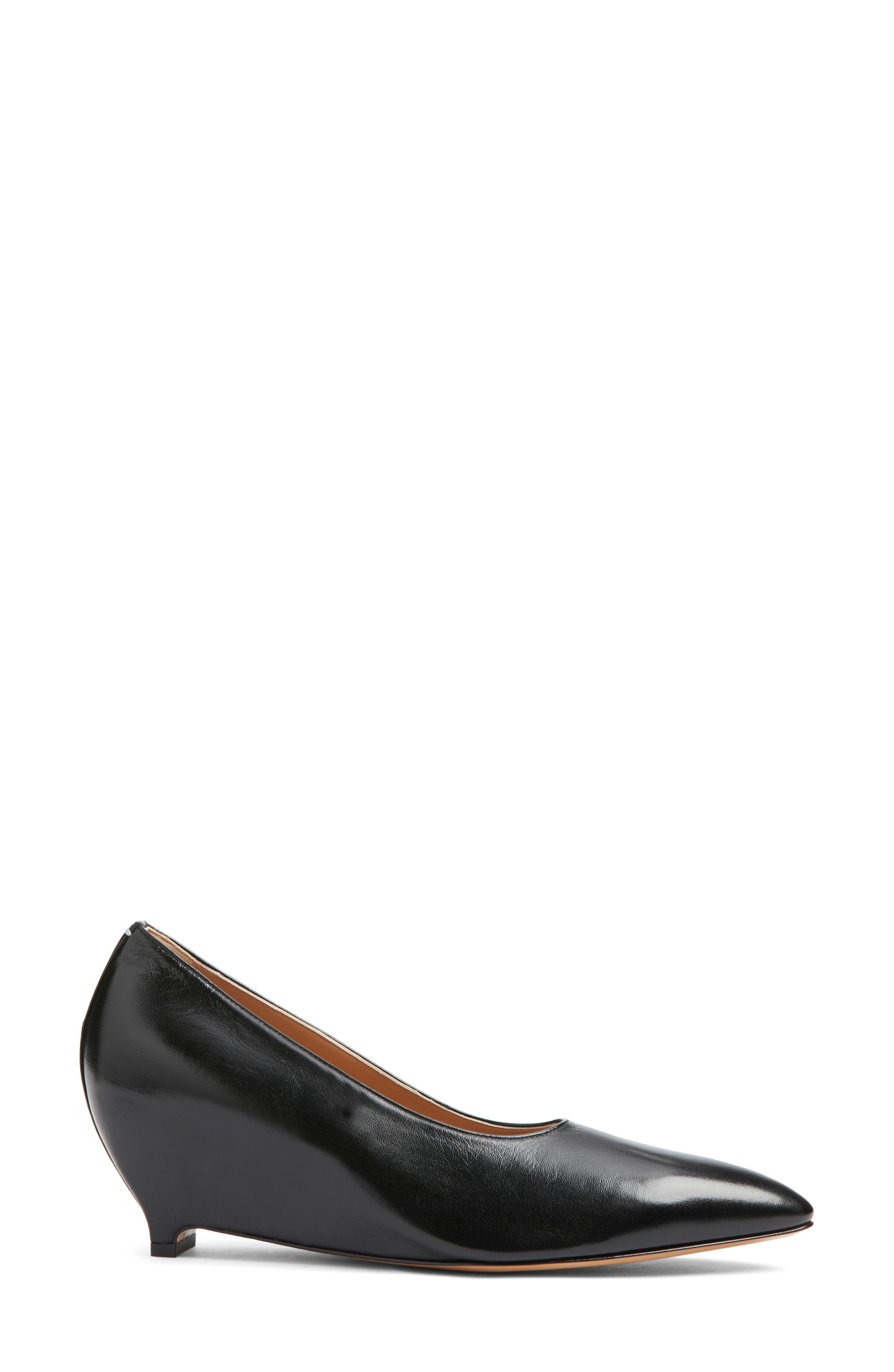 Maison Margiela Wedge Pointed Toe Pump, Alternate, color, Black