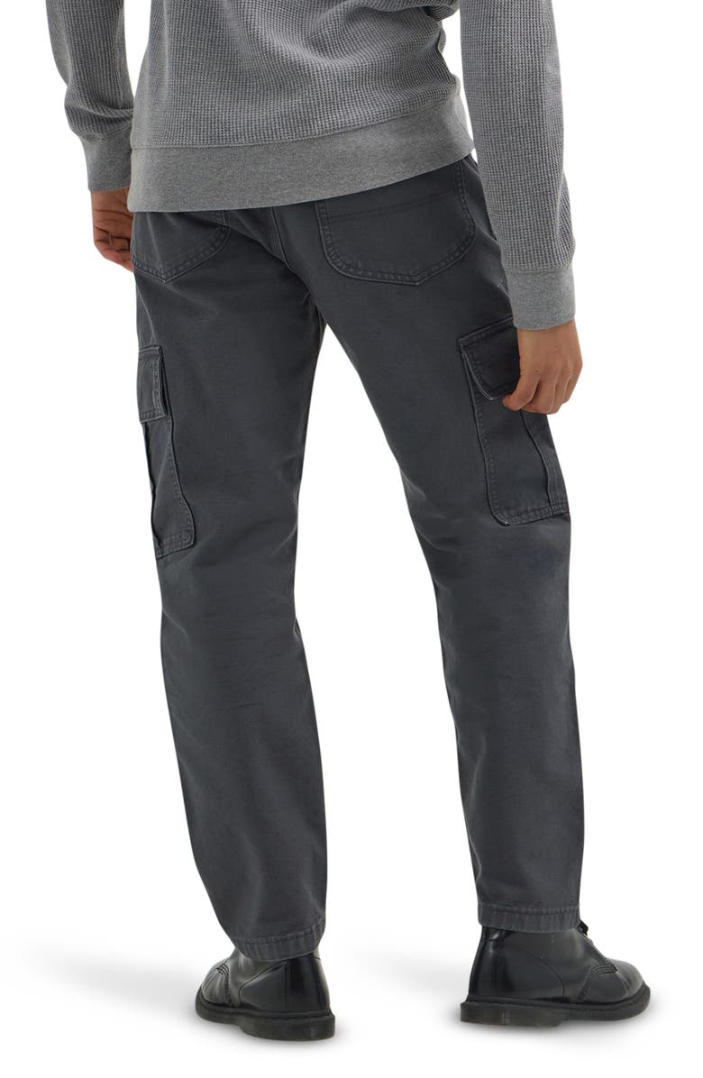 Lee Workwear Loose Canvas Cargo Pants, Alternate, color, Dark Muted Gray