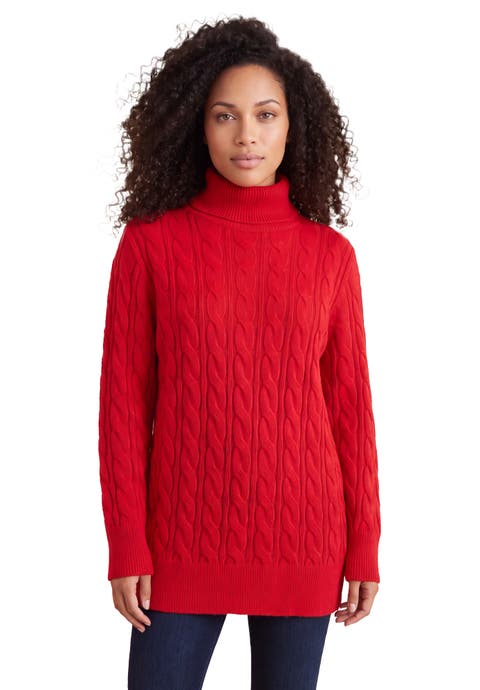 Plus Size Cozy Cable Turtleneck Sweater (plus)