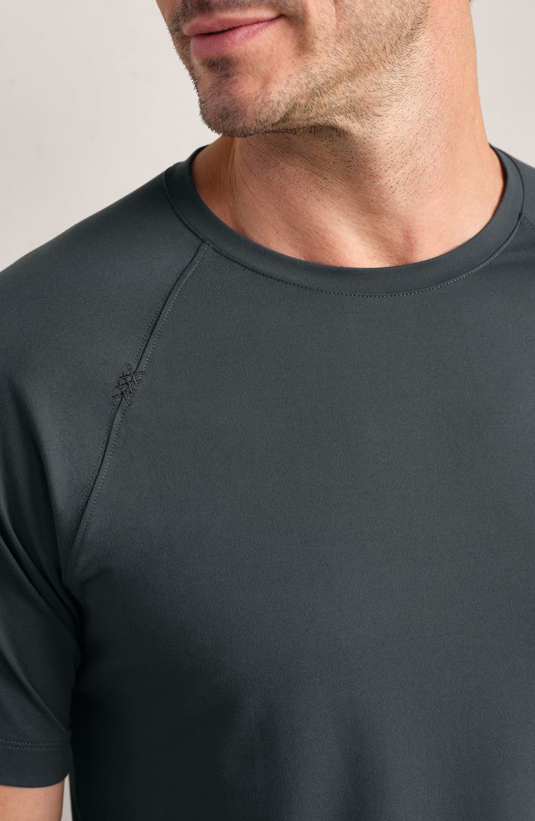 Rhone Reign Performance T-Shirt, Alternate, color, Pine Gray