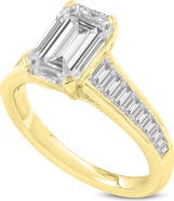 LuvMyJewelry Eris 14K Gold Emerald Lab Grown Diamond Engagement Ring - 3.22 Ct