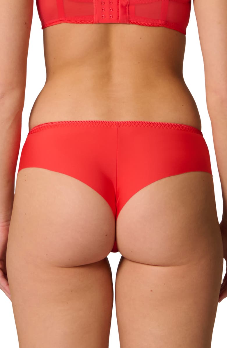 Simone Perele Radieuse Boyshorts, Alternate, color, Flamingo
