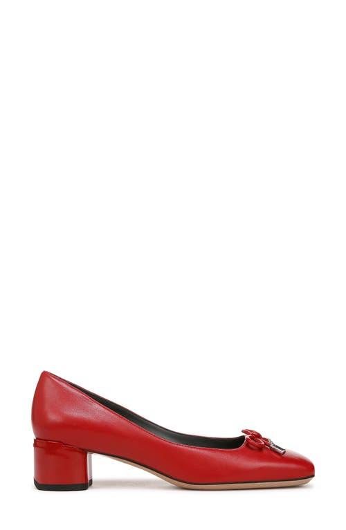 Franco Sarto Women's Natalia Block Heel Ballet Pumps In Red