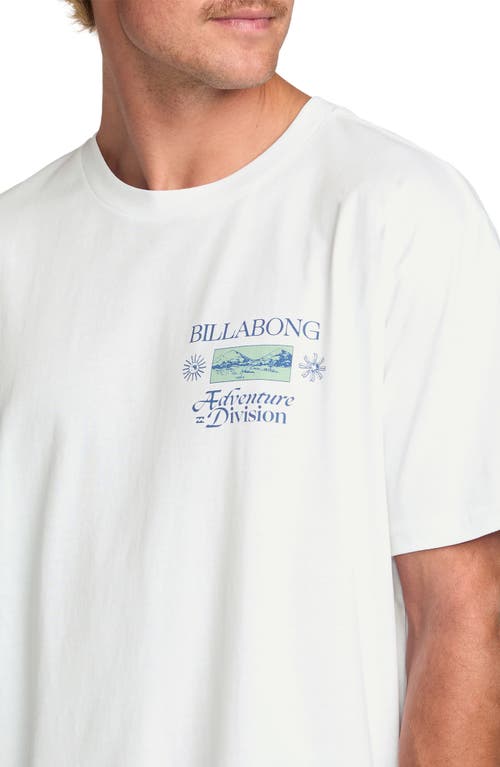 Billabong Tidal Research A/div Short Sleeve Graphic T-shirt In White