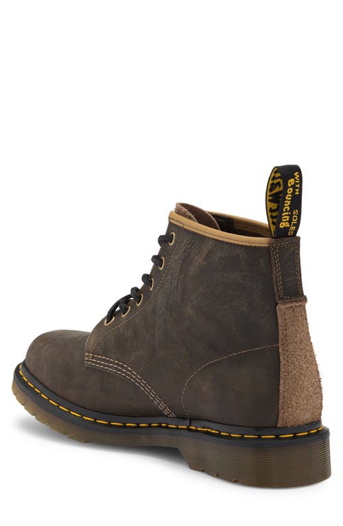 Dr. Martens' Dr. Martens 101 Lace-up Boot In Dark Khaki