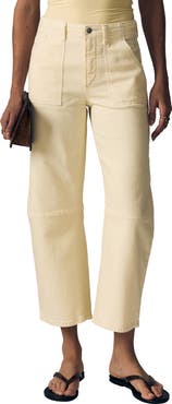 LE JEAN High Waist Barrel Jeans